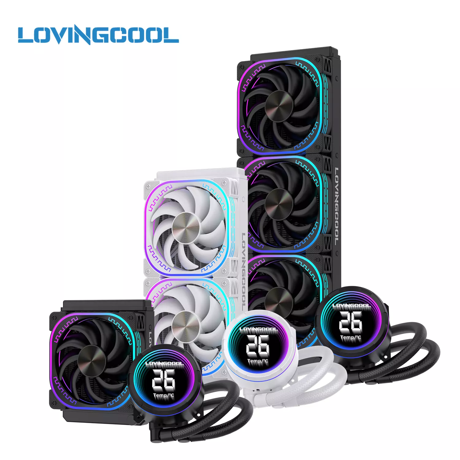 陶冷月 扇面挂轴 YK-02 水冷- LOVINGCOOL