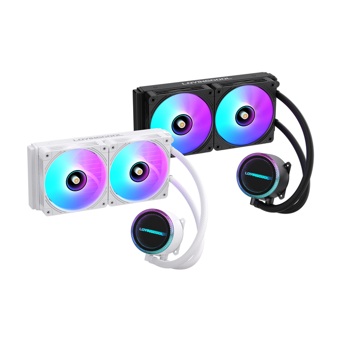 Lovingcool 液体クーラー LC-240-i 240mm RGB AIO Liquid Cooler - LOVINGCOOL